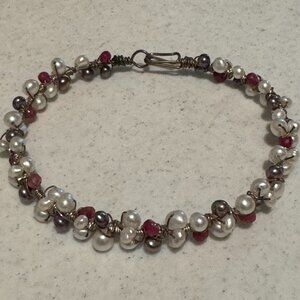 Bracelet - Handmade Wired with Mini Beads